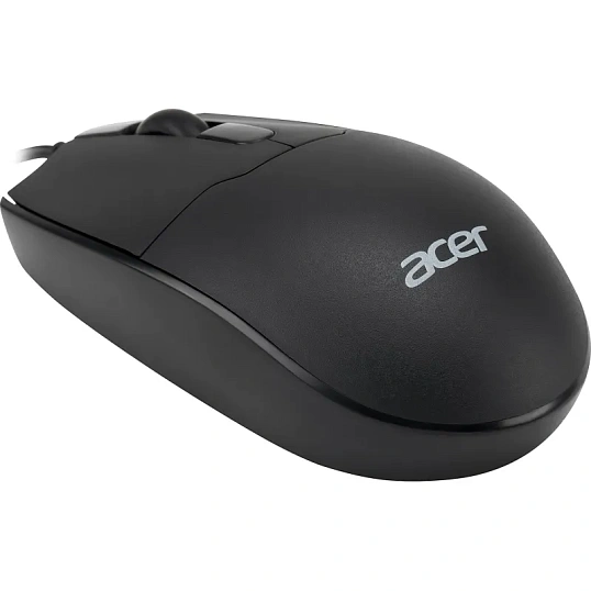 Мышь компьютерная Acer OMW126 черный оптическая (1200dpi) USB (2but)