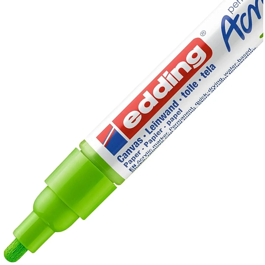 Набор акриловых маркеров Edding Start easy set 12 шт. + набор открыток