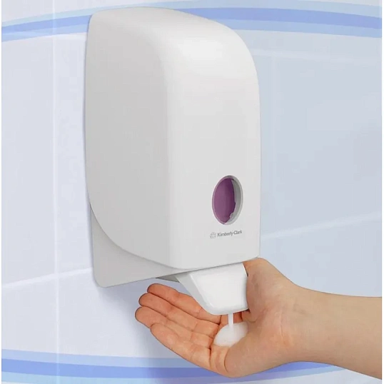 Дозатор для жидкого пенного мыла KK Aquarius белый  1 л 6948