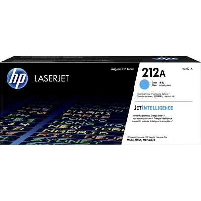 Картридж лазерный HP212A C W2121Aголуб.дляM554dn/M555dn/M555x/M578dn/M578c