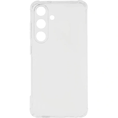 Чехол накладка PERO силикон для Samsung S25 прозрачный усиленный