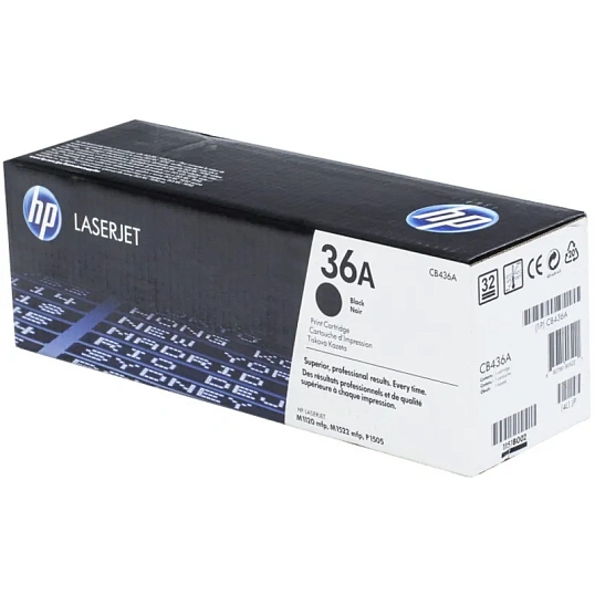 Картридж лазерный HP 36A CB436A чер. для LJ М1522/М1120