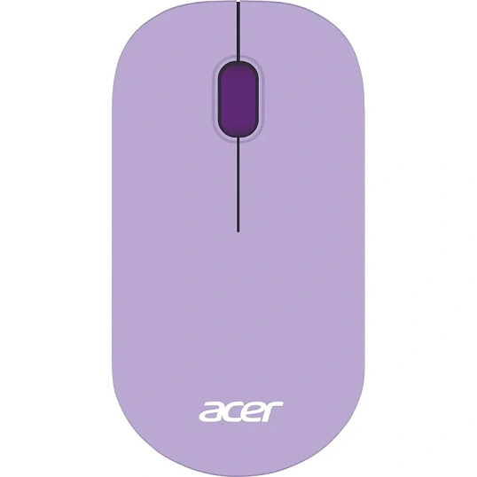 Мышь компьютерная Acer OMR205оптическая/1200dpi/беспроводная/USB/фиолетовый