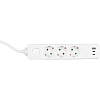 Сетевой фильтр BigTech CD3-1,4WU (3р/1,4м/USB-C/USB-A/16А/3680Вт белый)