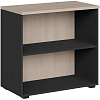 Стеллаж для документов низкий К-Loft 241H004 выс 738 дуб скандин./графит