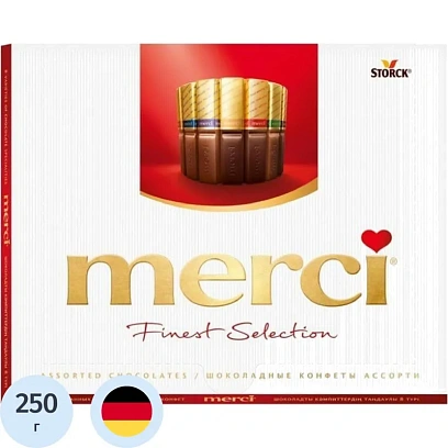 Конфеты Merci ассорти 250г