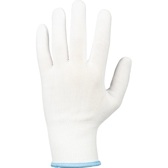 Перчатки нейлон защитные Gward  NP1001 размер 9,L белые (12 пар/уп)