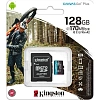 Карта памяти Kingston Canvas Go! Plus microSDXC UHS-I Cl10 +ад, SDCG3/128Gb