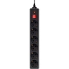 Сетевой фильтр Buro 600SH-16-5-B 5м (6 розеток) черный