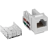 Модуль Keystone TWT TWT-OK45UTP/5E-WH RJ45, Cat.5E, UTP, 90 градусов, белый