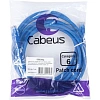 Патч-корд Cabeus PC-UTP-RJ45-Cat.6-3m-BL-LSZH U/UTP, кат6,2xRJ45/8p8c,синий