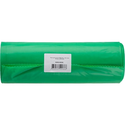 Мешки для мусора ПВД  240 л  (10 шт/рул) 80 мкм, ЗЕЛЕНЫЙ 0482-055Х