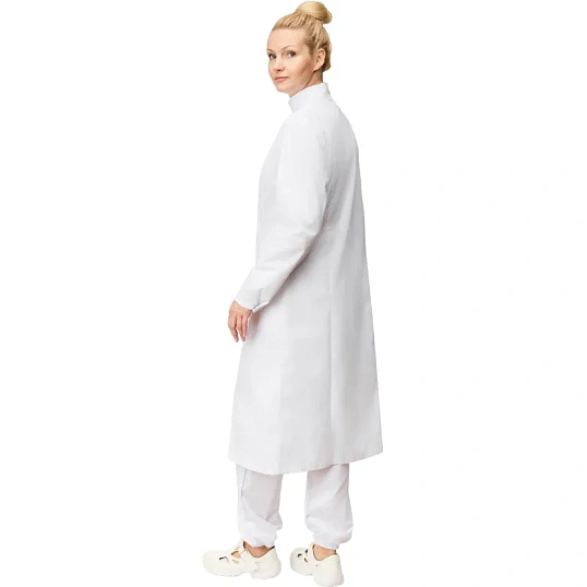 Халат для пищевого производства у17-ХЛ жен.ХАССП белые (52-54)170-176