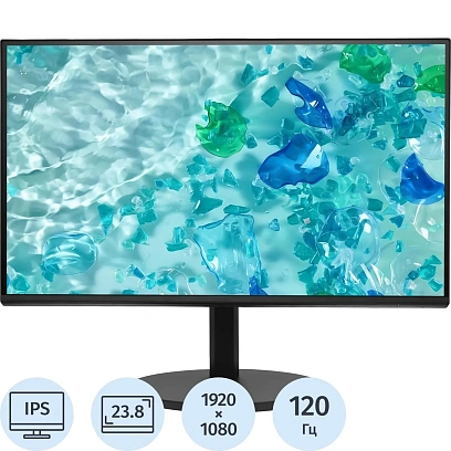 Монитор Acer CB242YGbmiprx 23,8'' FHD/IPS/120Гц/HDMI/DP/черн(UM.QB2CD.G09)