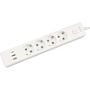 Удлинитель Power Cube, 4р/1.9м выкл.,3USB, 3.5кВт,16А,3x1,0 белый(PC-6-2M)
