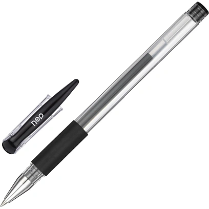 Набор гелевых ручек для ЕГЭ Deli,C6600S-T,пулев.нак,0.5мм,неавт,2шт/уп,черн