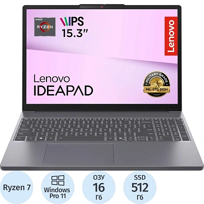 Ноутбук Lenovo IP Slim 3 15ARP10(83K70WLXWW)R7-7735HS/16GB/512GB/15.3/W11P