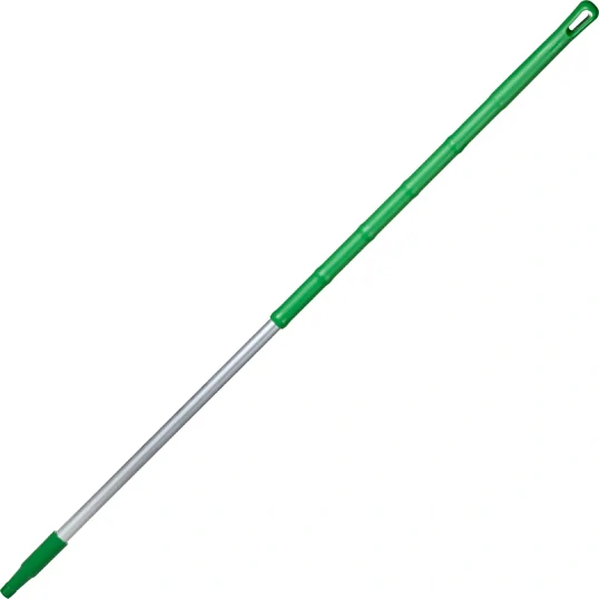 Рукоятка FBK эргономичная алюминиевая 1300мм,прорезиненная зеленая 29813-5