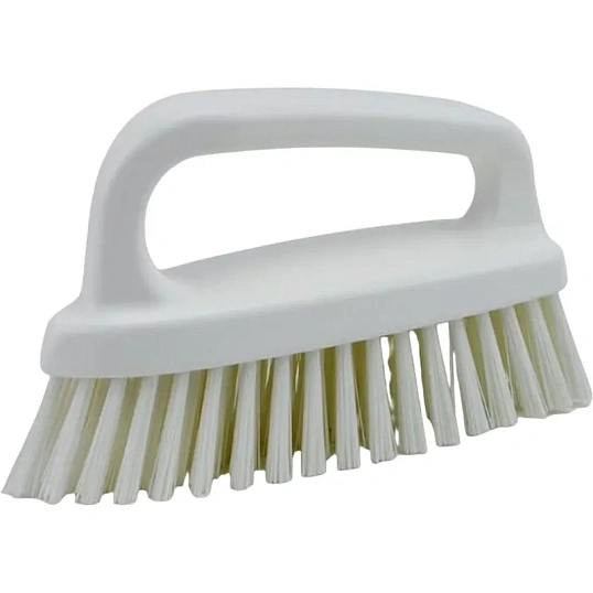 Щетка утюжок ручная скребковая FBK 200х70х115мм жесткая белая 54454-1