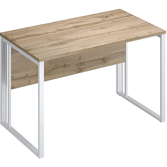 Стол Комус Мебель К-Loft 241S014 1180х670х752 дуб натур/белый