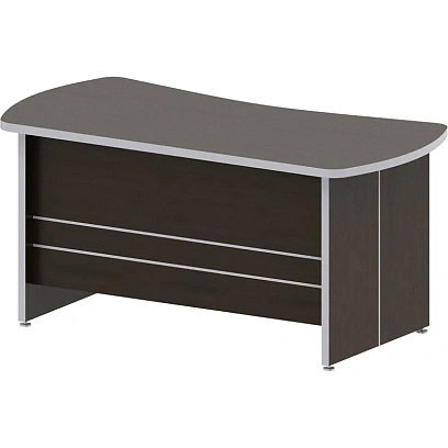 Стол САТУРН-Д для рук-ля эргоном. 1600 (800,023) венге(854)