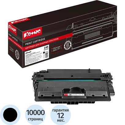 Картридж лазерный Комус CF214A чер. для HP LJ Enterp. 700/712/M725