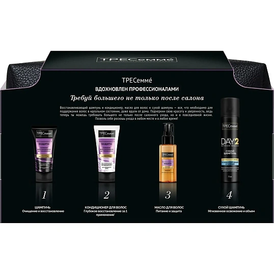 Подарочный набор Тресеммe женский для волос в косметичке