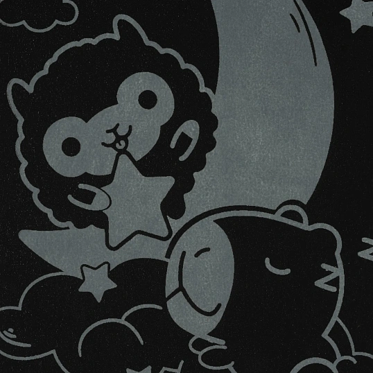 Гравюра малая набор для творчества Стикерняшки Спокойной ночи сереб,Гро-005