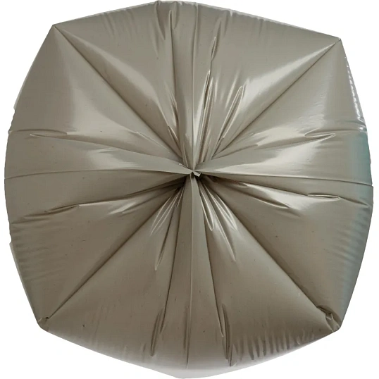 Мешки для мусора ПВД+добавка 160л 50мкм 10шт/рул серые 90х130см