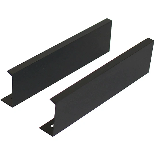 Ручка УЗК_профиль меб.StahlBuro A306-128(16674) BL матовый черный 2шт/уп