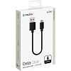 Кабель Deppa USB-microUSB, 1.2м, черный