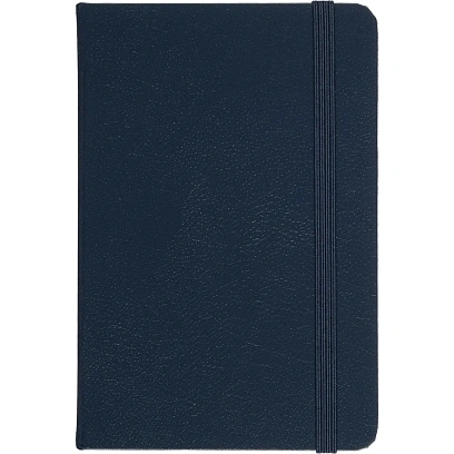 Бизнес-блокнот Attache (100x150 мм) А6, Эссэ,балакр,резин,клетка,синий, 80л