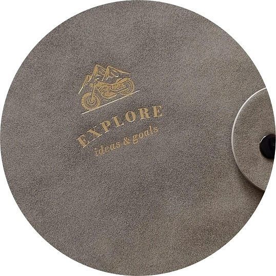 Бизнес-тетрадь Infolio 14x20см 96л клет спираль Исследовать,сер I1778/grey