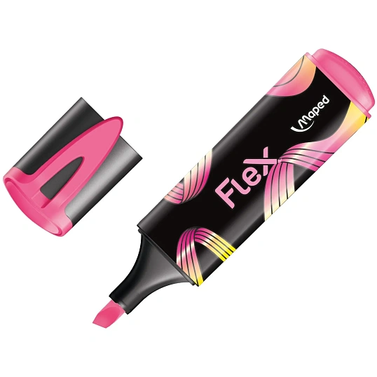 Набор текстовыделителей Maped FLUO PEP'S FLEX,1-5мм,4цв/наб, 740300