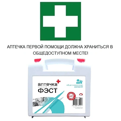 Аптечка первой помощи общего назначения АОН ФЭСТ (полистирол) 1013