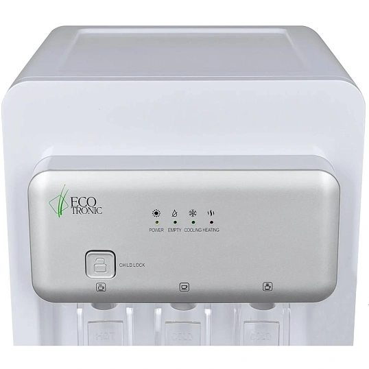 Кулер Ecotronic K43-LXE white-silver напольный