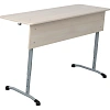 Парта MET_стол ученический Гармония 2-мест.3-7р.г.закр уг. дуб шамони/серый