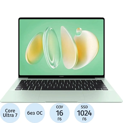 Ноутбук Huawei FLMH-X(53014HYC)Ultra7-155H/16GB/1TB SSD/14.2/DOS/GREEN