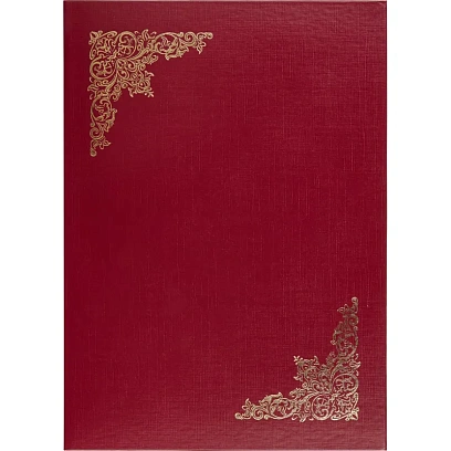 Папка адресная с ВИНЬЕТКОЙ бумвинил, жесткая