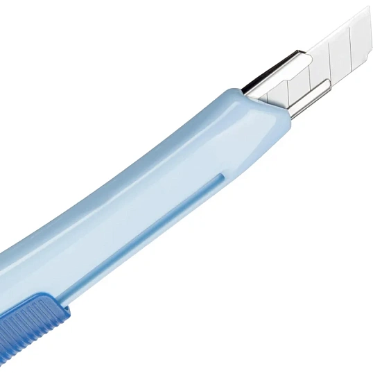 Нож канцелярский 9 мм Attache Selection Jolly, цвет синий