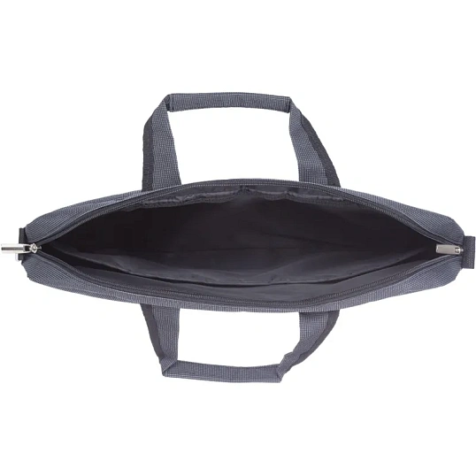 Сумка для документов полиэстр  390х290х50 мод. 1076 (серая)