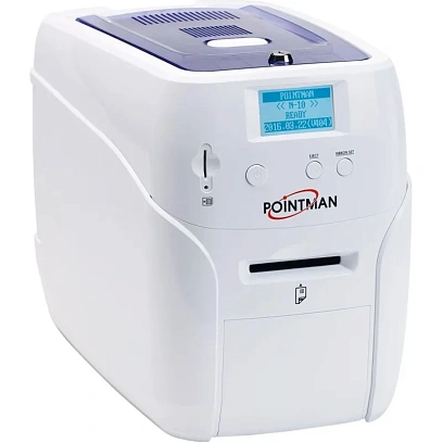 Принтер Pointman N10 односторонний, ручная подача карт, USB&Ethernet