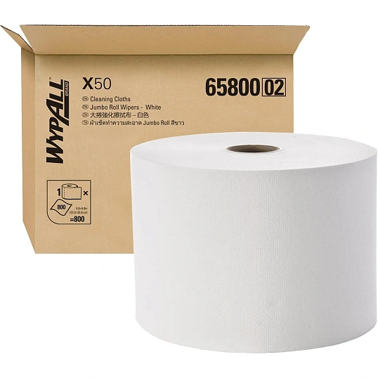 Материал протирочный нетканый WypAll X50 GeneralClean 25х25см 800л/рул_6580