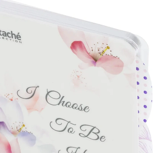 Бизнес-тетрадь А6,120л,кл,спир,пласт Attache Selection Flower Dreams 876753