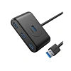 Разветвитель USB UGREEN  4 х USB 3.0, 1 м, цвет черный (20291)