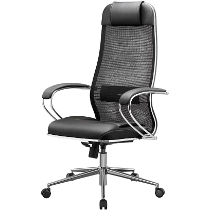 Кресло МТ_ErgoLife Set 5/подл.131/осн.Synchro 052 Черный 476.16.1.403