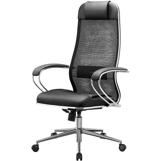 Кресло МТ_ErgoLife Set 5/подл.131/осн.Synchro 052 Черный 476.16.1.403