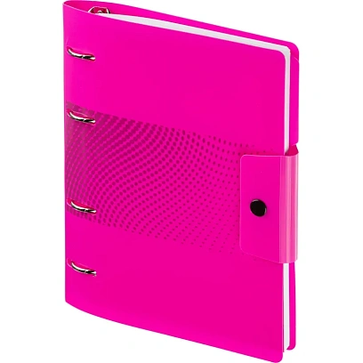 Ежедневник недатированный ATTACHE Digital розовый,А5, 272стр., на кольцах