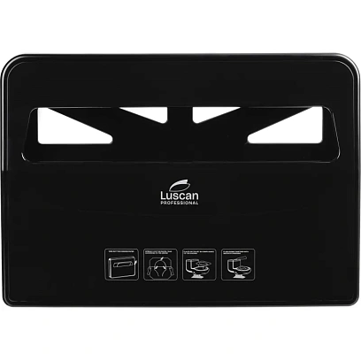 Диспенсер для покрытий на унитаз Luscan Prof Etalon черный VX781