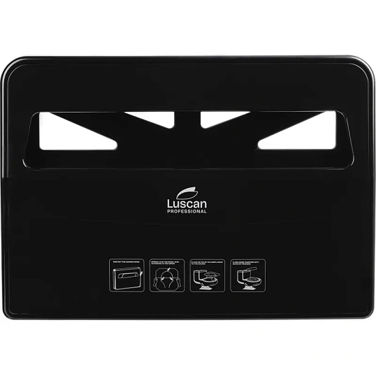 Диспенсер для покрытий на унитаз Luscan Prof Etalon черный VX781